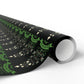 Botanical Yule Tree Wrapping Paper