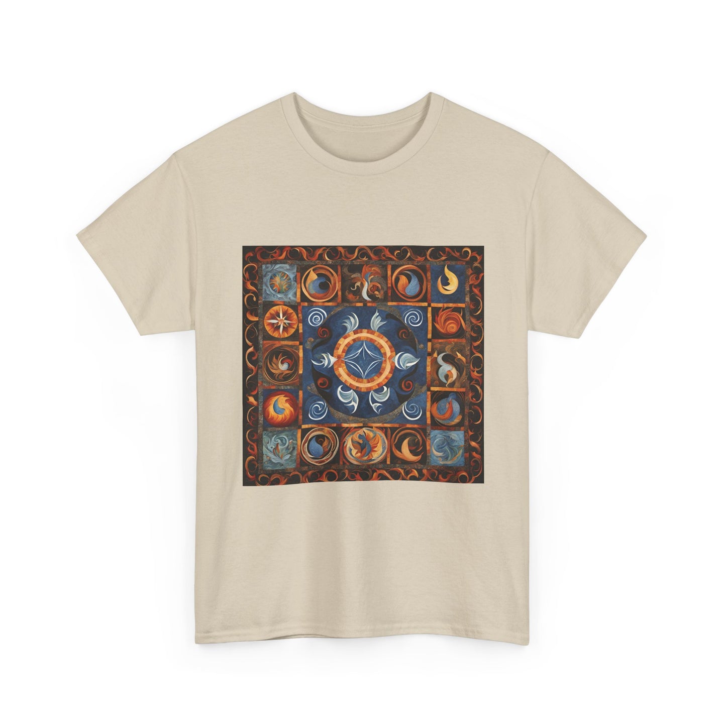 Mystical Elements Bohemian Style Shirt, Nature Lover Gift, Astrology Tee, Spiritual Apparel, Perfect for Festivals - Divine Mystic Moons