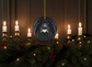 Gothic Witch & Glowing Heart Ceramic Ornament (Double‑Sided) - Divine Mystic Moons
