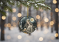 Moonlit Mushroom Witch Ceramic Ornament (Double‑Sided) - Divine Mystic Moons