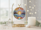 Rainbow Solstice Star Ceramic Ornament (Double‑Sided) - Divine Mystic Moons